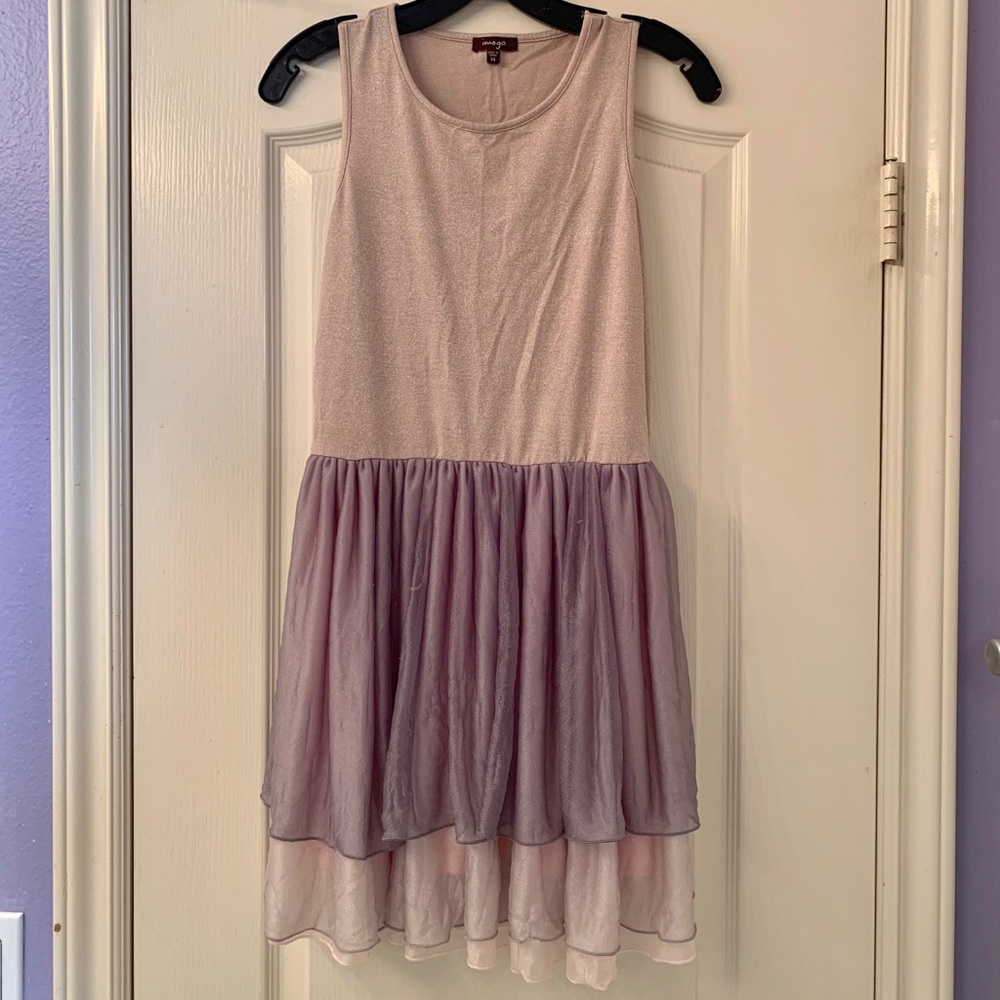 Imoga Girls sparkly sleeveless dress